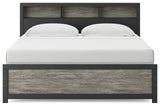 Broachmyn Black/Gray Bookcase Panel Bedroom Set by Ashley at Eve Furniture