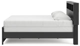 Broachmyn Black/Gray Bookcase Panel Bedroom Set by Ashley at Eve Furniture