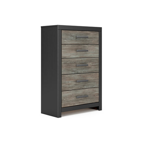 Broachmyn Black/Gray Bookcase Youth Panel Bedroom Set by Ashley at Eve Furniture