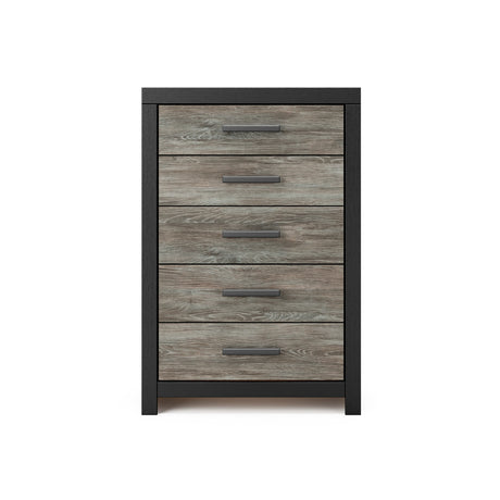 Broachmyn Black/Gray Bookcase Youth Panel Bedroom Set by Ashley at Eve Furniture
