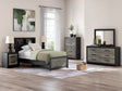 Broachmyn Black/Gray Bookcase Youth Panel Bedroom Set by Ashley at Eve Furniture