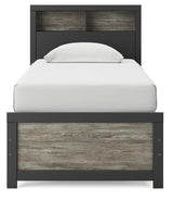 Broachmyn Black/Gray Bookcase Youth Panel Bedroom Set by Ashley at Eve Furniture