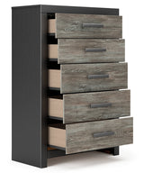 Broachmyn Black/Gray Chest of Drawers by Ashley at Eve Furniture