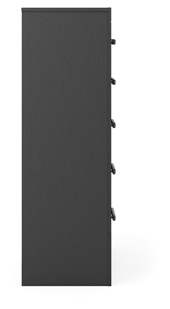 Broachmyn Black/Gray Chest of Drawers by Ashley at Eve Furniture