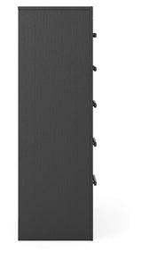 Broachmyn Black/Gray Chest of Drawers by Ashley at Eve Furniture