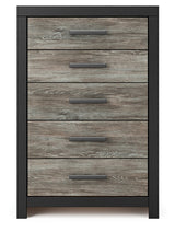 Broachmyn Black/Gray Chest of Drawers by Ashley at Eve Furniture