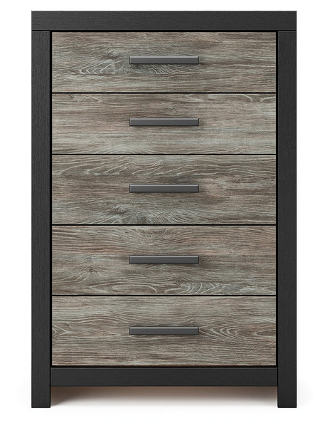 Broachmyn Black/Gray Chest of Drawers by Ashley at Eve Furniture
