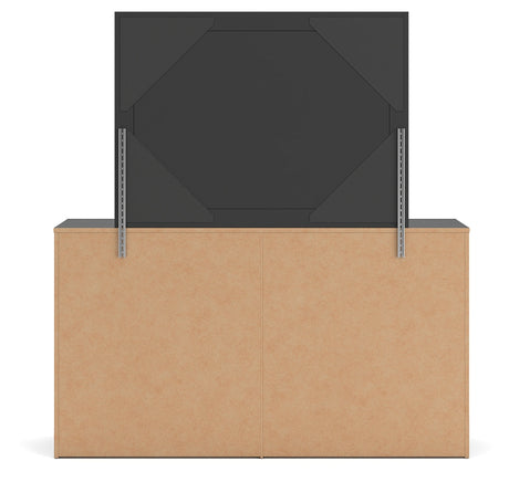Broachmyn Black/Gray Dresser and Mirror by Ashley at Eve Furniture