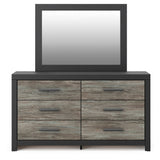 Broachmyn Black/Gray Dresser and Mirror by Ashley at Eve Furniture