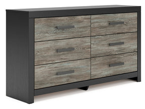 Broachmyn Black/Gray Dresser by Ashley at Eve Furniture