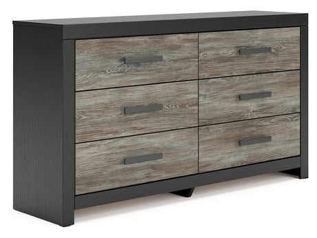 Broachmyn Black/Gray Dresser by Ashley at Eve Furniture