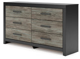 Broachmyn Black/Gray Dresser by Ashley at Eve Furniture