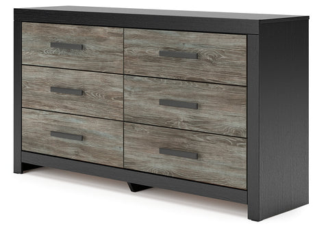 Broachmyn Black/Gray Dresser by Ashley at Eve Furniture