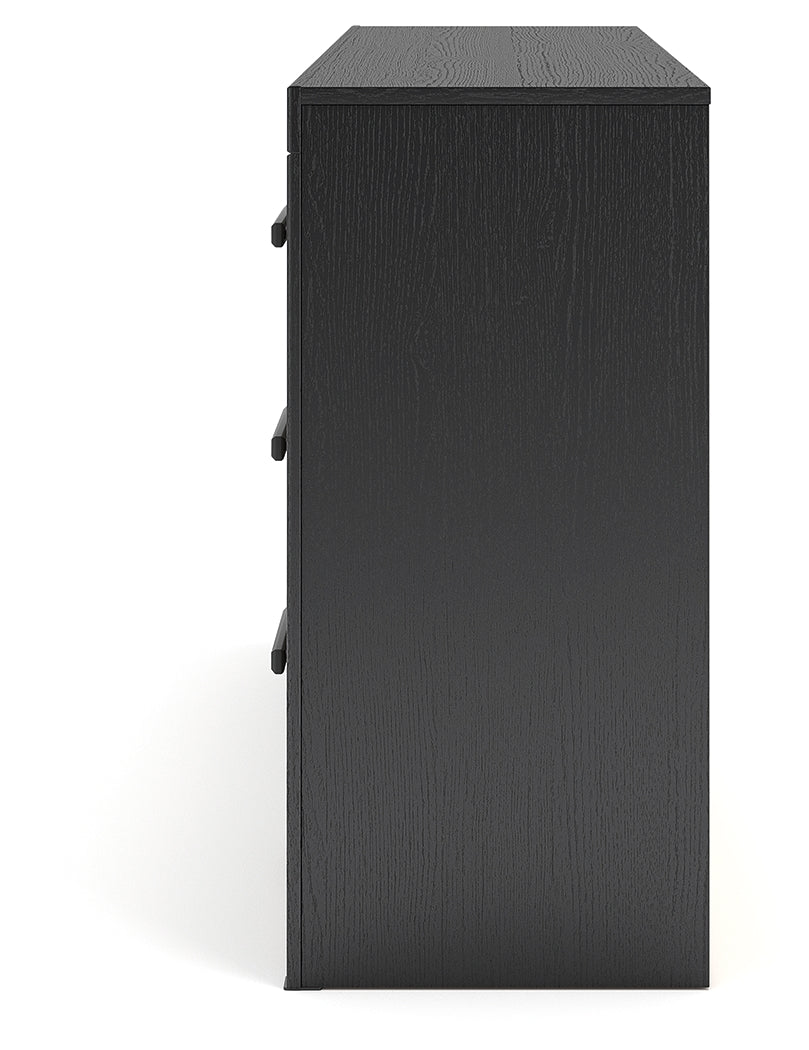 Broachmyn Black/Gray Dresser by Ashley at Eve Furniture