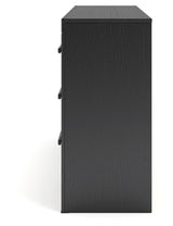Broachmyn Black/Gray Dresser by Ashley at Eve Furniture