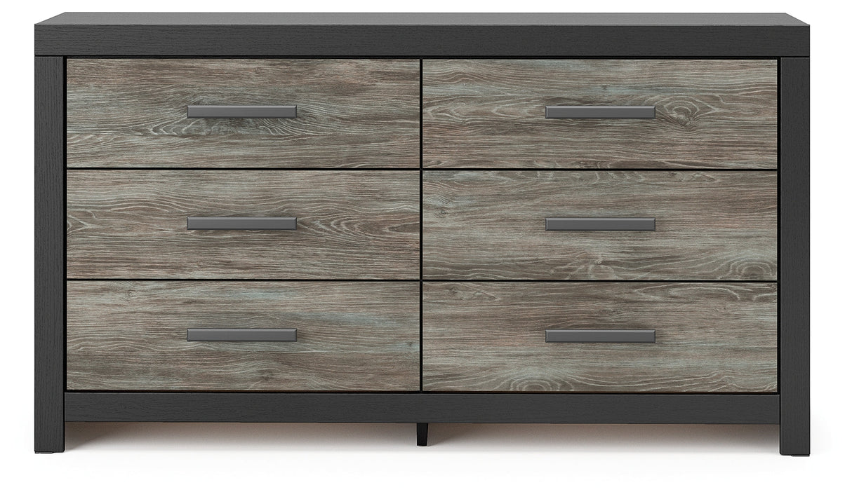 Broachmyn Black/Gray Dresser by Ashley at Eve Furniture