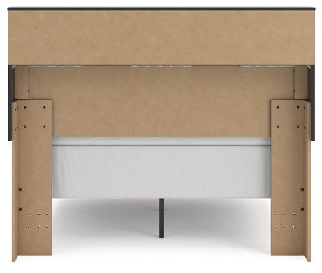 Broachmyn Black/Gray Full Bookcase Bed by Ashley at Eve Furniture