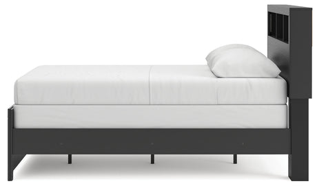 Broachmyn Black/Gray Full Bookcase Bed by Ashley at Eve Furniture