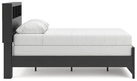 Broachmyn Black/Gray Full Bookcase Bed by Ashley at Eve Furniture