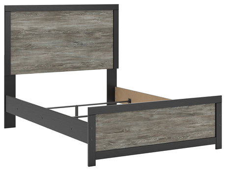 Broachmyn Black/Gray Full Panel Bed by Ashley at Eve Furniture