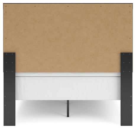 Broachmyn Black/Gray Full Panel Bed by Ashley at Eve Furniture
