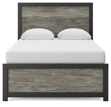 Broachmyn Black/Gray Full Panel Bed by Ashley at Eve Furniture