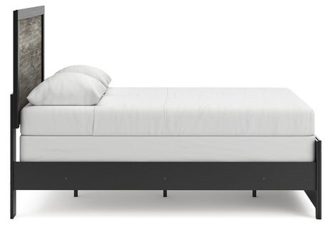 Broachmyn Black/Gray Full Panel Bed by Ashley at Eve Furniture