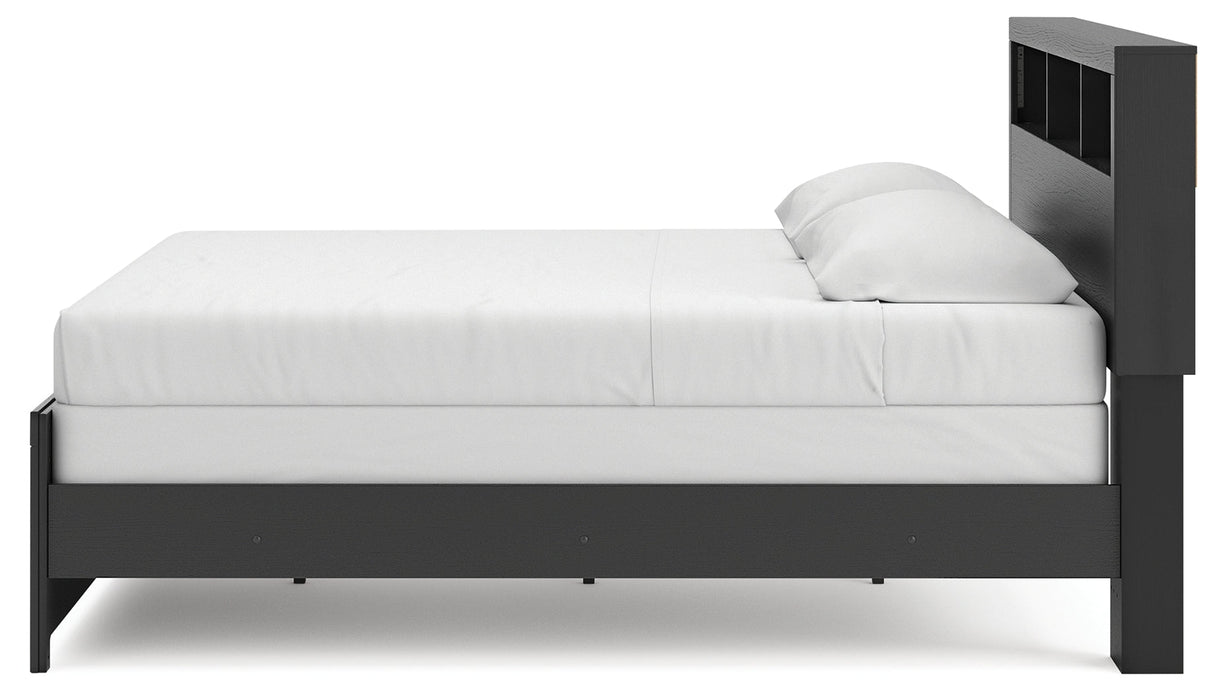 Broachmyn Black/Gray King Bookcase Bed by Ashley at Eve Furniture