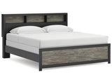 Broachmyn Black/Gray King Bookcase Bed by Ashley at Eve Furniture
