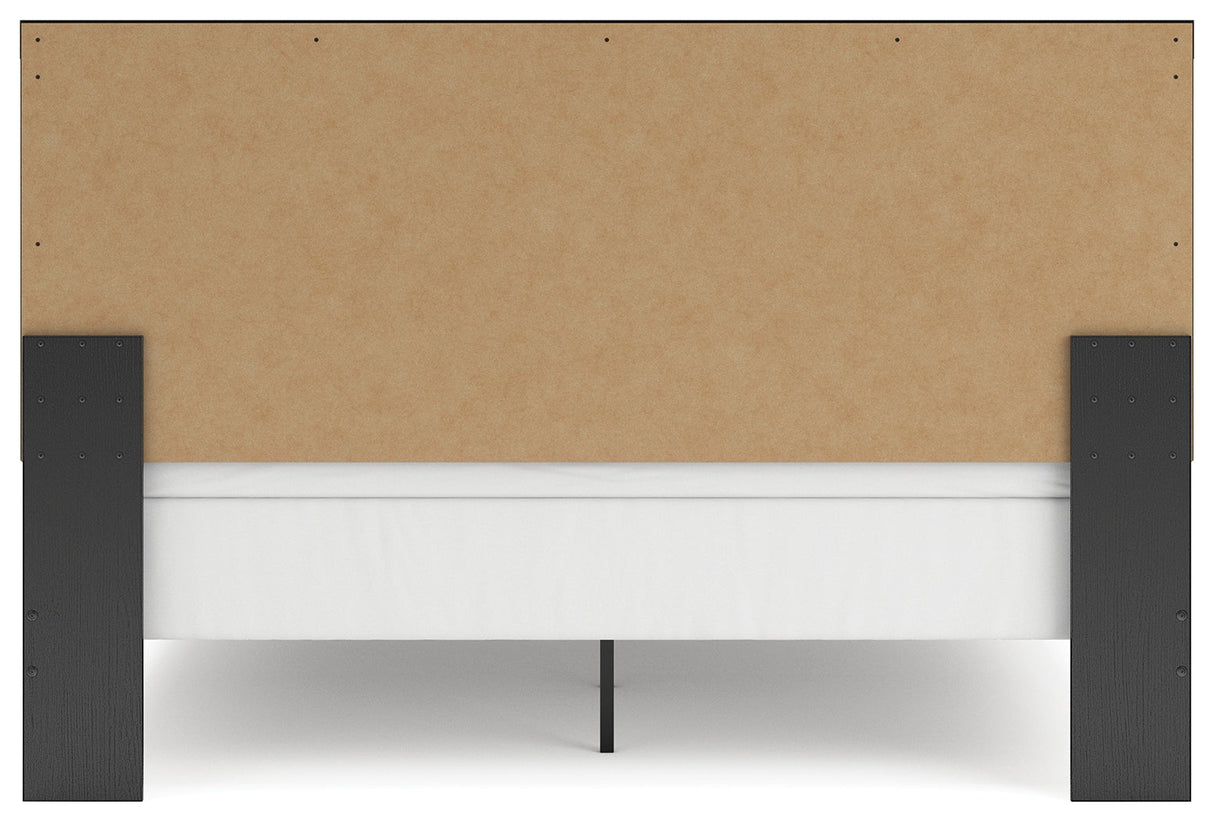 Broachmyn Black/Gray King Panel Bed by Ashley at Eve Furniture