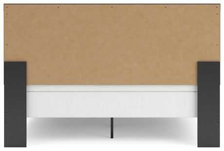 Broachmyn Black/Gray King Panel Bed by Ashley at Eve Furniture