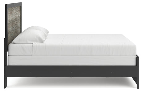 Broachmyn Black/Gray King Panel Bed by Ashley at Eve Furniture