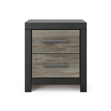 Broachmyn Black/Gray Panel Bedroom Set by Ashley at Eve Furniture