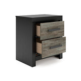 Broachmyn Black/Gray Panel Bedroom Set by Ashley at Eve Furniture