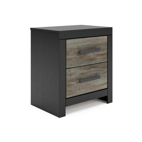 Broachmyn Black/Gray Panel Bedroom Set by Ashley at Eve Furniture