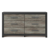 Broachmyn Black/Gray Panel Bedroom Set by Ashley at Eve Furniture