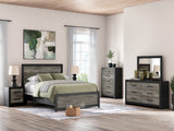 Broachmyn Black/Gray Panel Bedroom Set by Ashley at Eve Furniture