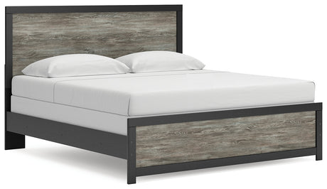 Broachmyn Black/Gray Panel Bedroom Set by Ashley at Eve Furniture