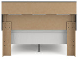 Broachmyn Black/Gray Queen Bookcase Bed by Ashley at Eve Furniture