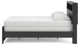 Broachmyn Black/Gray Queen Bookcase Bed by Ashley at Eve Furniture