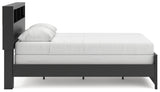 Broachmyn Black/Gray Queen Bookcase Bed by Ashley at Eve Furniture