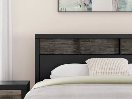 Broachmyn Black/Gray Bookcase Youth Panel Bedroom Set by Ashley at Eve Furniture
