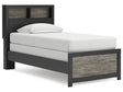 Broachmyn Black/Gray Twin Bookcase Bed by Ashley at Eve Furniture