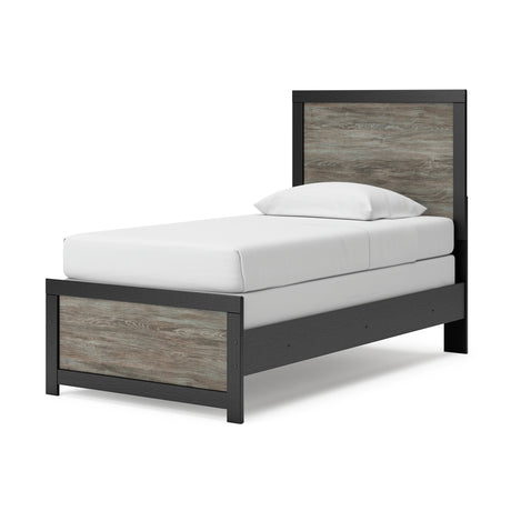Broachmyn Black/Gray Youth Panel Bedroom Set by Ashley at Eve Furniture