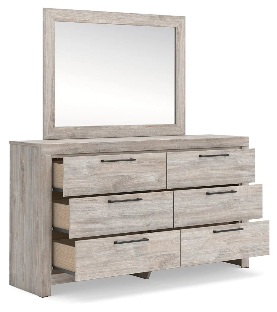 Broachmyn Gray Dresser and Mirror by Ashley at Eve Furniture