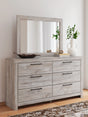 Broachmyn Gray Dresser and Mirror by Ashley at Eve Furniture