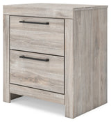 Broachmyn Gray Nightstand by Ashley at Eve Furniture