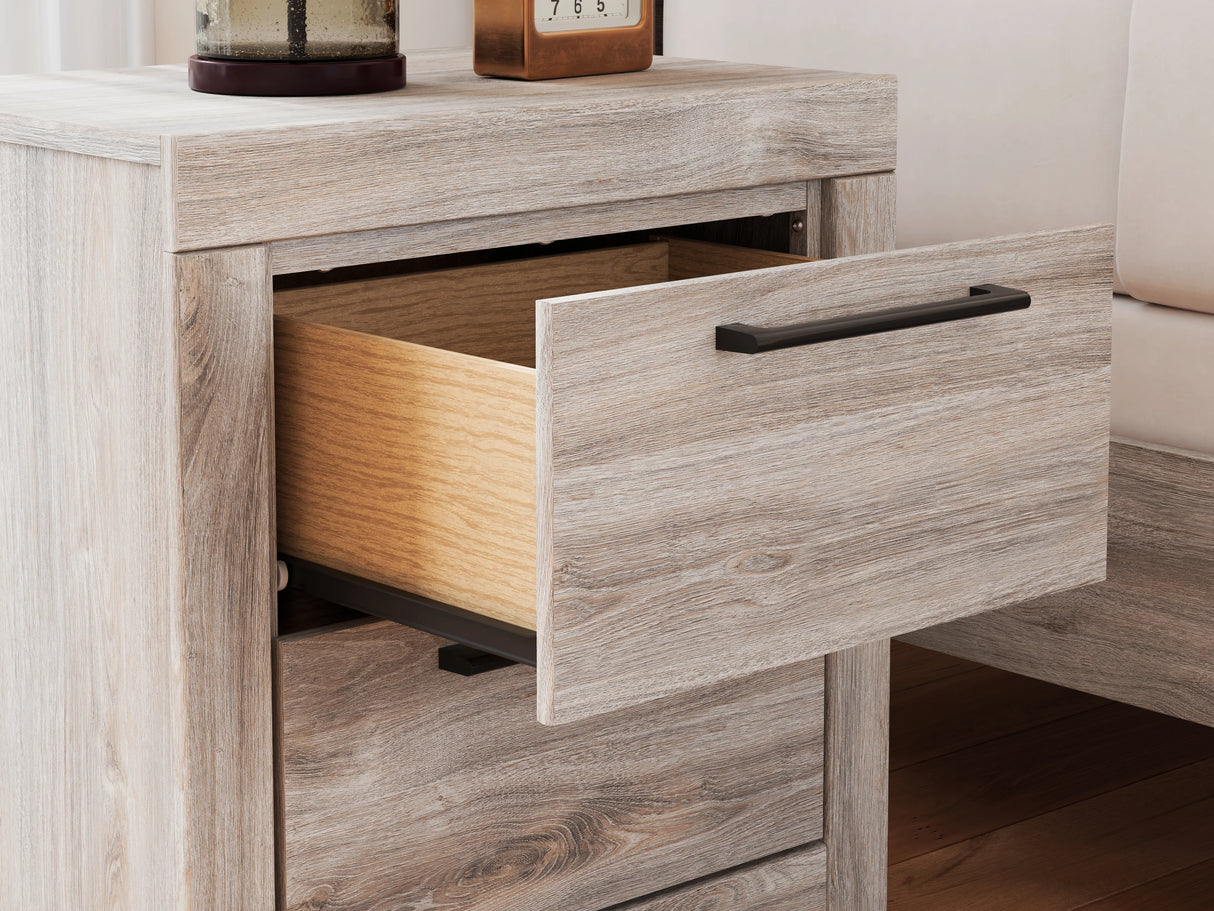 Broachmyn Gray Nightstand by Ashley at Eve Furniture