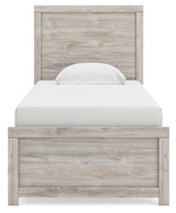 Broachmyn Gray Twin Panel Bed by Ashley at Eve Furniture