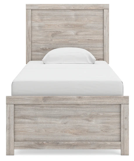Broachmyn Gray Twin Panel Bed by Ashley at Eve Furniture